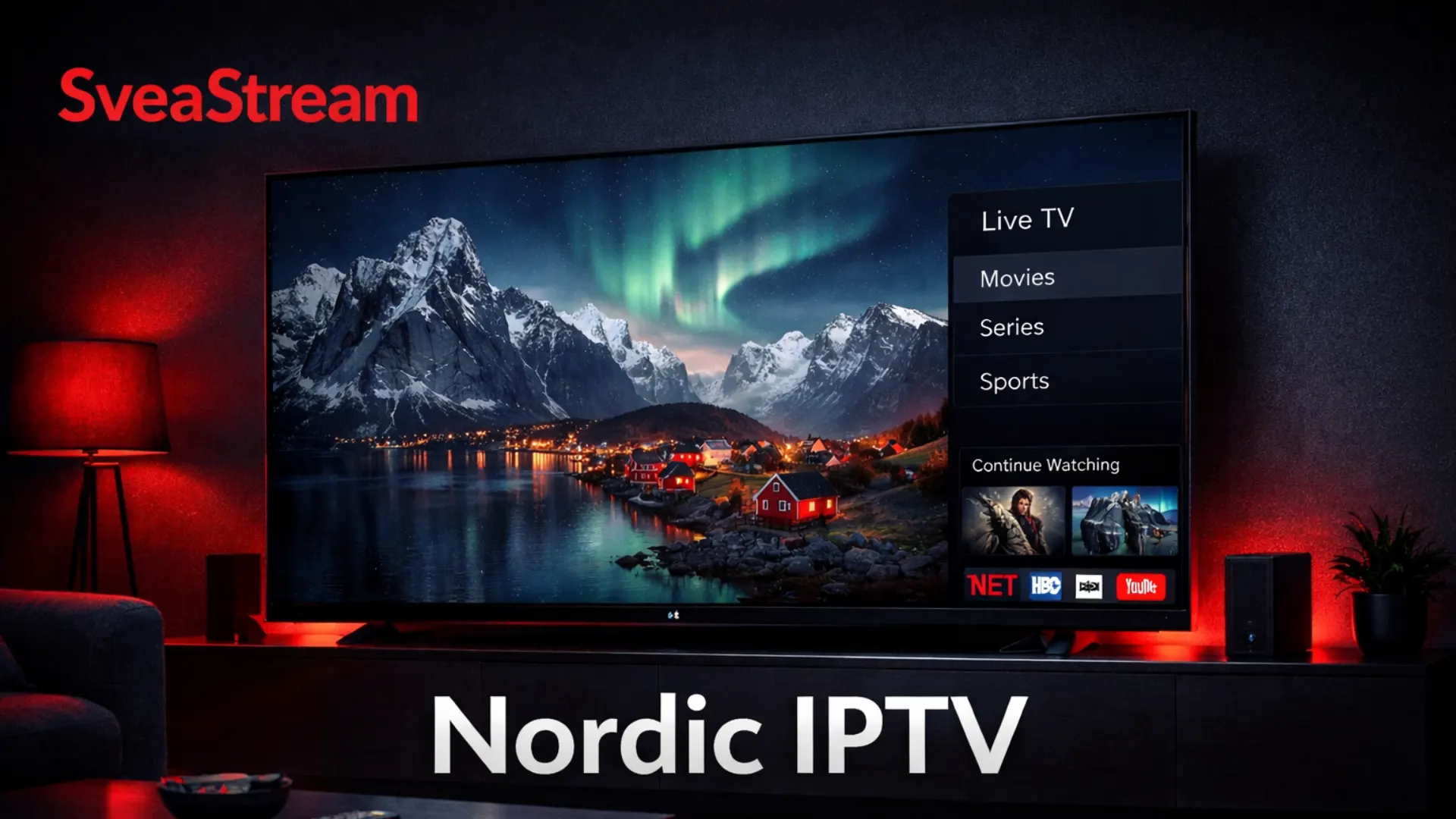 SveaStream Nordic IPTV – stream 61,000+ channels in HD and 4K on Smart TV